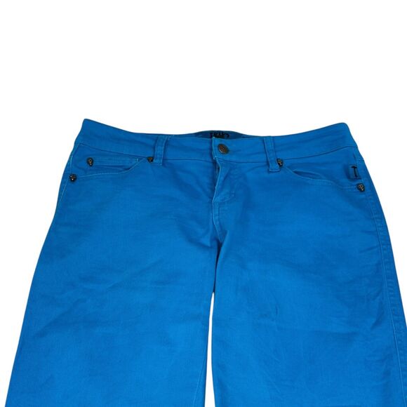 Tripp NYC Skull Pants Women’s 5 Blue Cotton Stretch Skinny Leg 5-Pockets - Picture 4 of 12